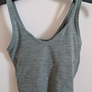 Gray Sleeveless Tank Top
